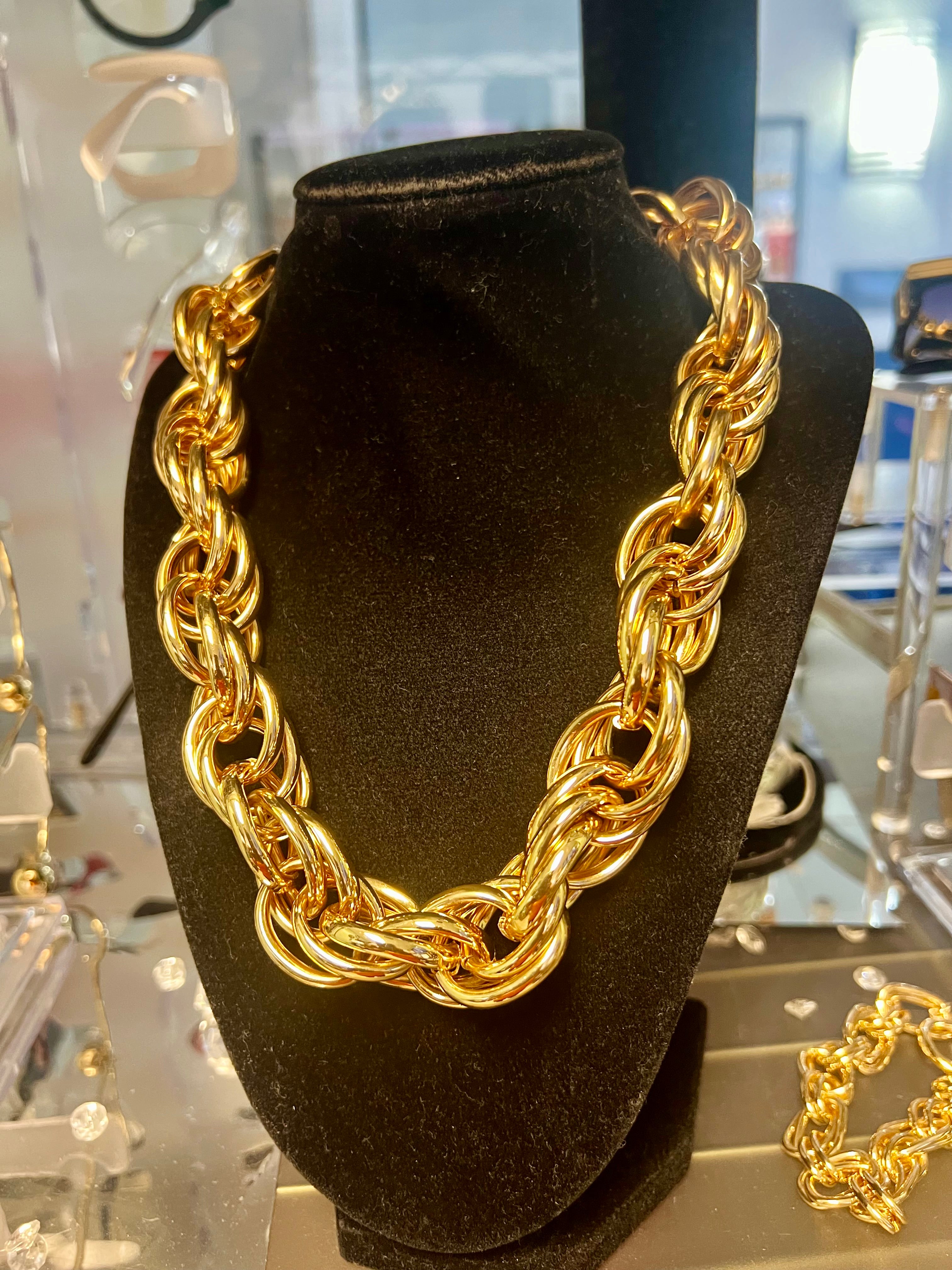 Retro Multi  Gold Chain